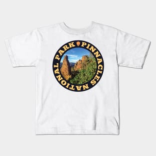 Pinnacles National Park circle Kids T-Shirt